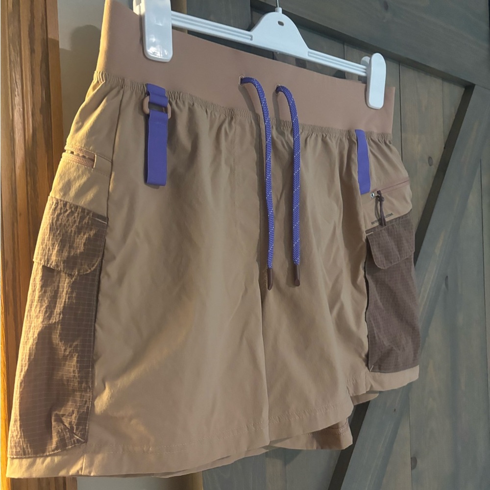 Lululemon Athletica Tan and Brown Shorts
